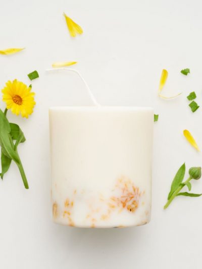 Sójová sviečka Nechtíkové kvety