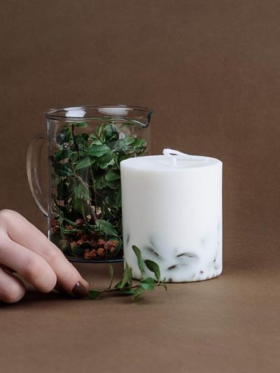Sójová sviečka Jarabina a čučoriedkové listy – 515 ml